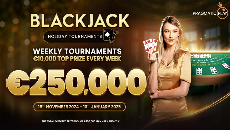 Vaša početna prednost u proslavama: €250.000 na prazničnim Blackjack turnirima