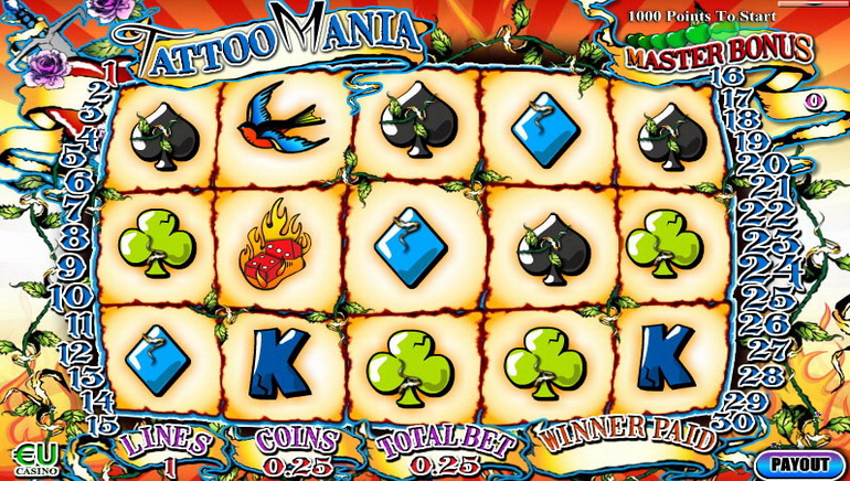 EUcasino snimak ekrana 2